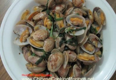 Easy Stir Fried Clams With Basil Leaves Easy Stir Fried Clams With Basil Leaves