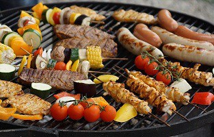 Grilling cooking top